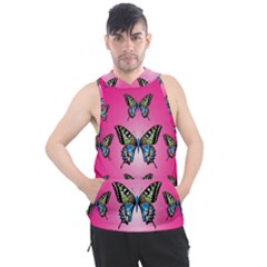 Butterfly Men s Sleeveless Hoodie by Dutashop