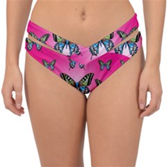 Butterfly Double Strap Halter Bikini Bottom