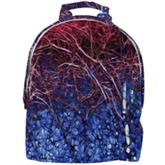 Autumn Fractal Forest Background Mini Full Print Backpack by Amaryn4rt