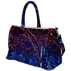 Autumn Fractal Forest Background Duffel Travel Bag by Amaryn4rt