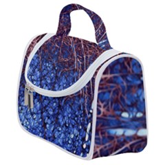 Autumn Fractal Forest Background Satchel Handbag by Amaryn4rt