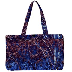 Autumn Fractal Forest Background Canvas Work Bag by Amaryn4rt