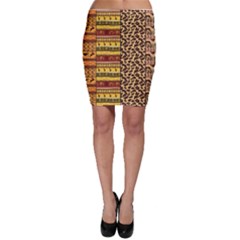 Abbey Abstract Safari Safari Safari Pop Tropical Girls 2 With Texture Bodycon Skirt