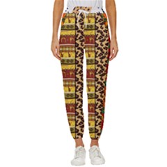 Abbey Abstract Safari Safari Safari Pop Tropical Girls 2 With Texture Cropped Drawstring Pants