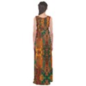 Red Abbey Abstract Animal Print Empire Waist Maxi Dress View2