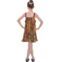 Red Abbey Abstract Animal Print Kids  Overall Dress View2