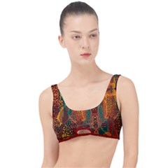 Red Abbey Abstract Animal Print The Little Details Bikini Top