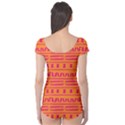 Mudcloth Hot Tangerine Boyleg Leotard  View2