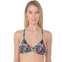 Colorful Spotted Reptilian Reversible Tri Bikini Top View1