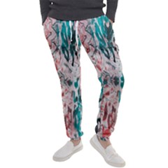 Colorful Spotted Reptilian Coral Men s Jogger Sweatpants by MickiRedd