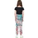 Colorful Spotted Reptilian Coral Kids  Elastic Waist Pants View2