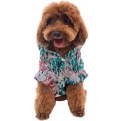 Colorful Spotted Reptilian Coral Dog Coat by MickiRedd