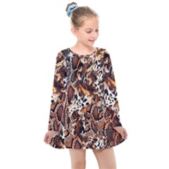 Glaminmal Kids  Long Sleeve Dress