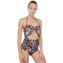 Glaminmal Scallop Top Cut Out Swimsuit View1