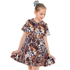 Glaminmal Kids  Short Sleeve Shirt Dress