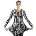 Zebra Leopard Black 7000 Long Sleeve Tunic  View1