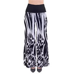 Zebra Leopard Black 7000 So Vintage Palazzo Pants by MickiRedd