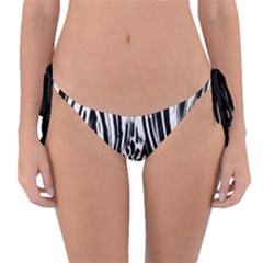 Zebra Leopard Black 7000 Reversible Bikini Bottom by MickiRedd