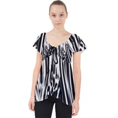 Zebra Leopard Black 7000 Lace Front Dolly Top