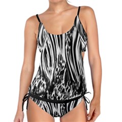 Zebra Leopard Black 7000 Tankini Set