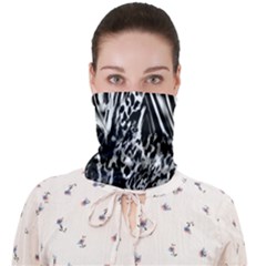 Zebra Leopard Black 7000 Face Covering Bandana (adult)