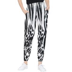 Zebra Leopard Black 7000 Tapered Pants by MickiRedd