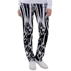 Zebra Leopard Black 7000 Women s Casual Pants by MickiRedd