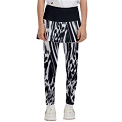 Zebra Leopard Black 7000 Kids  Skirted Pants