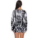 Zebra Leopard Black 7000 Long Sleeve Boyleg Swimsuit View4