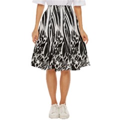 Zebra Leopard Black 7000 Classic Short Skirt by MickiRedd