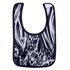 Zebra Leopard Black 7000 Baby Bib by MickiRedd