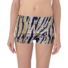 Tiger Snake Black 7000 Reversible Boyleg Bikini Bottoms