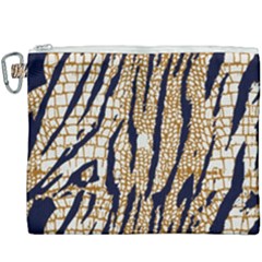 Tiger Snake Black 7000 Canvas Cosmetic Bag (xxxl)