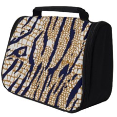 Tiger Snake Black 7000 Full Print Travel Pouch (big) by MickiRedd