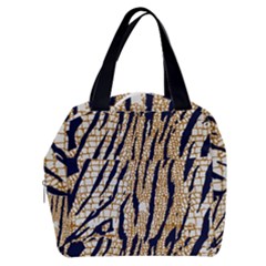 Tiger Snake Black 7000 Boxy Hand Bag by MickiRedd