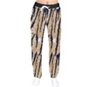 Tiger Snake Black 7000 Women velvet Drawstring Pants View1