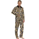 Tiger Snake Black 7000 Men s Long Sleeve Velvet Pocket Pajamas Set View2