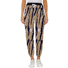 Tiger Snake Black 7000 Cropped Drawstring Pants