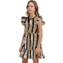 Tiger Snake Black 7000 Kids  Winged Sleeve Dress View2