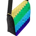 Mandalas-1084082 Textured-rainbow Flap Closure Messenger Bag (L) View2