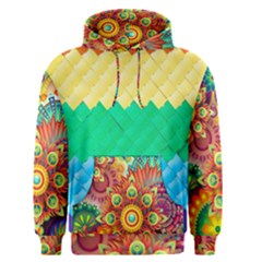 Mandalas-1084082 Textured-rainbow Men s Core Hoodie