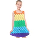 Mandalas-1084082 Textured-rainbow Kids  Cross Back Dress View1