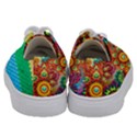 Mandalas-1084082 Textured-rainbow Kids  Low Top Canvas Sneakers View4