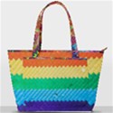 Mandalas-1084082 Textured-rainbow Back Pocket Shoulder Bag  View1