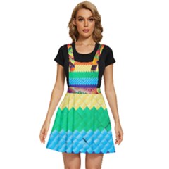 Mandalas-1084082 Textured-rainbow Apron Dress