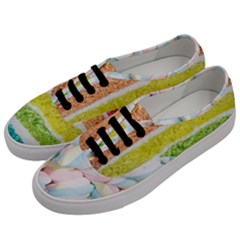 Rainbow-cake-layers Marshmallow-candy-texture Men s Classic Low Top Sneakers by jellybeansanddinosaurs