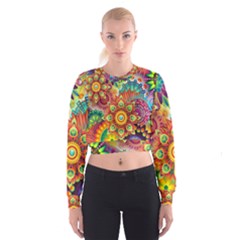 Mandalas-1084082 Cropped Sweatshirt