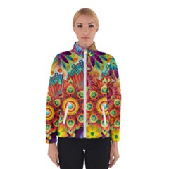 Mandalas-1084082 Women s Bomber Jacket