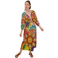 Mandalas-1084082 Grecian Style  Maxi Dress by jellybeansanddinosaurs