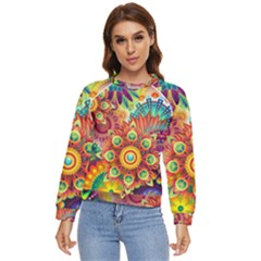 Mandalas-1084082 Women s Long Sleeve Raglan Tee